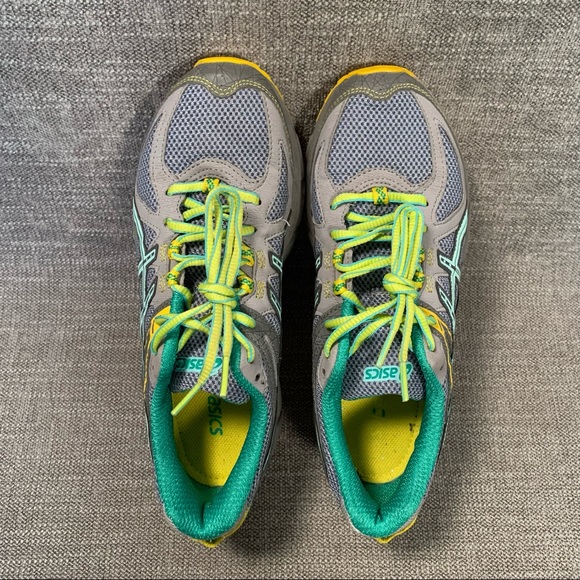 Asics Gel Sonoma Womens Running Shoes Gray Ice Blue Size 8 T4F7N - Picture 6 of 16